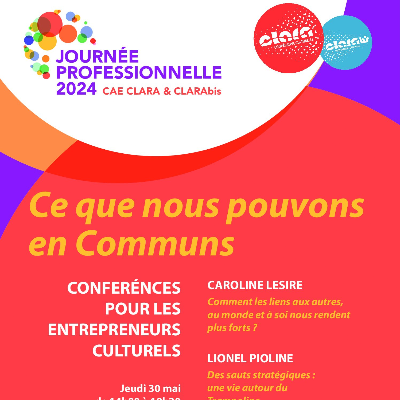Conférences entrepreneurs culturels à Paris !